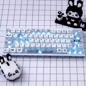 taobao-1-ai-skip-37 HEK Pixel Bunny Shine-Through Keycaps