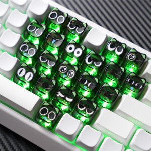 taobao-1-ai-skip-45 HEK Luo Xiaohei Heart Cat MAO Keycaps
