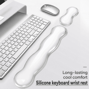 HEK Cool-Touch Silicone Keyboard and Mouse Wrist Rest