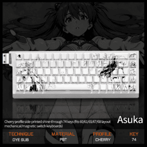 HEK Asuka Cherry Profile Keycaps