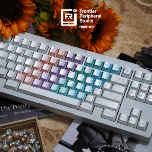 FRONTIER Iridescent Pearl PBT Keycap Set