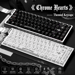 HEK Chrome Hearts Side Shine-Through Keycaps