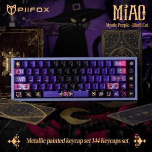 taobao-1-ai-translate-23 HEK Purple Black Cat Metal Paint Keycaps