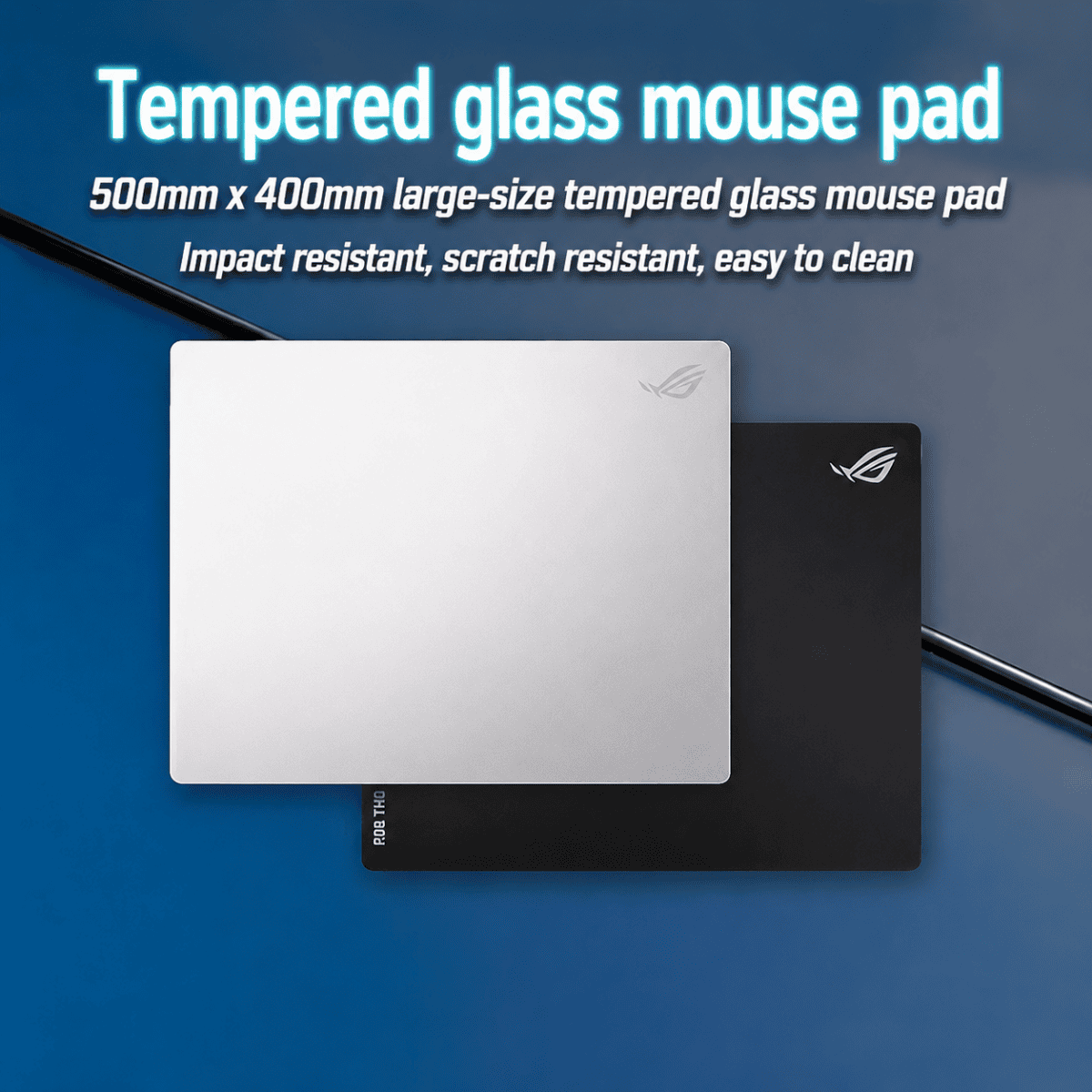 HEK Moonstone ACE L Tempered Glass Mouse Pad