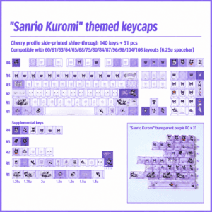 Kuromi 140 - Key Kit + 31 - Key PC Add - On