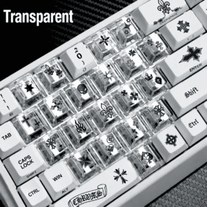 Chrome Hearts - Inspired Heart Accent 21 - Key Kit - Clear