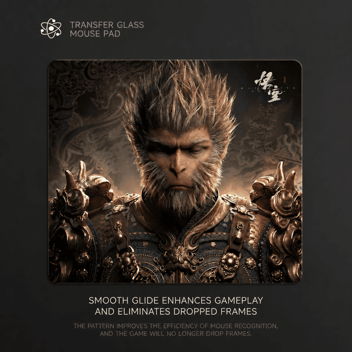 HEK Tempered Glass Gaming Mouse Pad