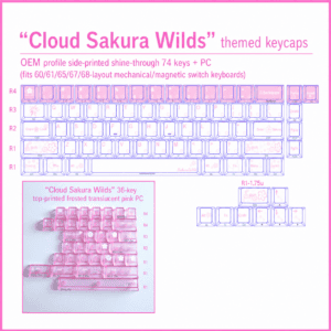 Yunying Manye 74 - Key Kit + 36 - Key PC Add - On Kit