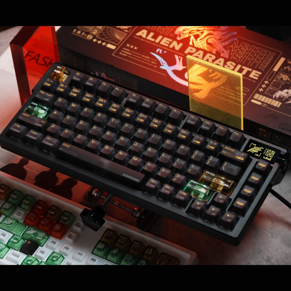 FRONTIER Alien Parasite Theme PBT Keycap Set