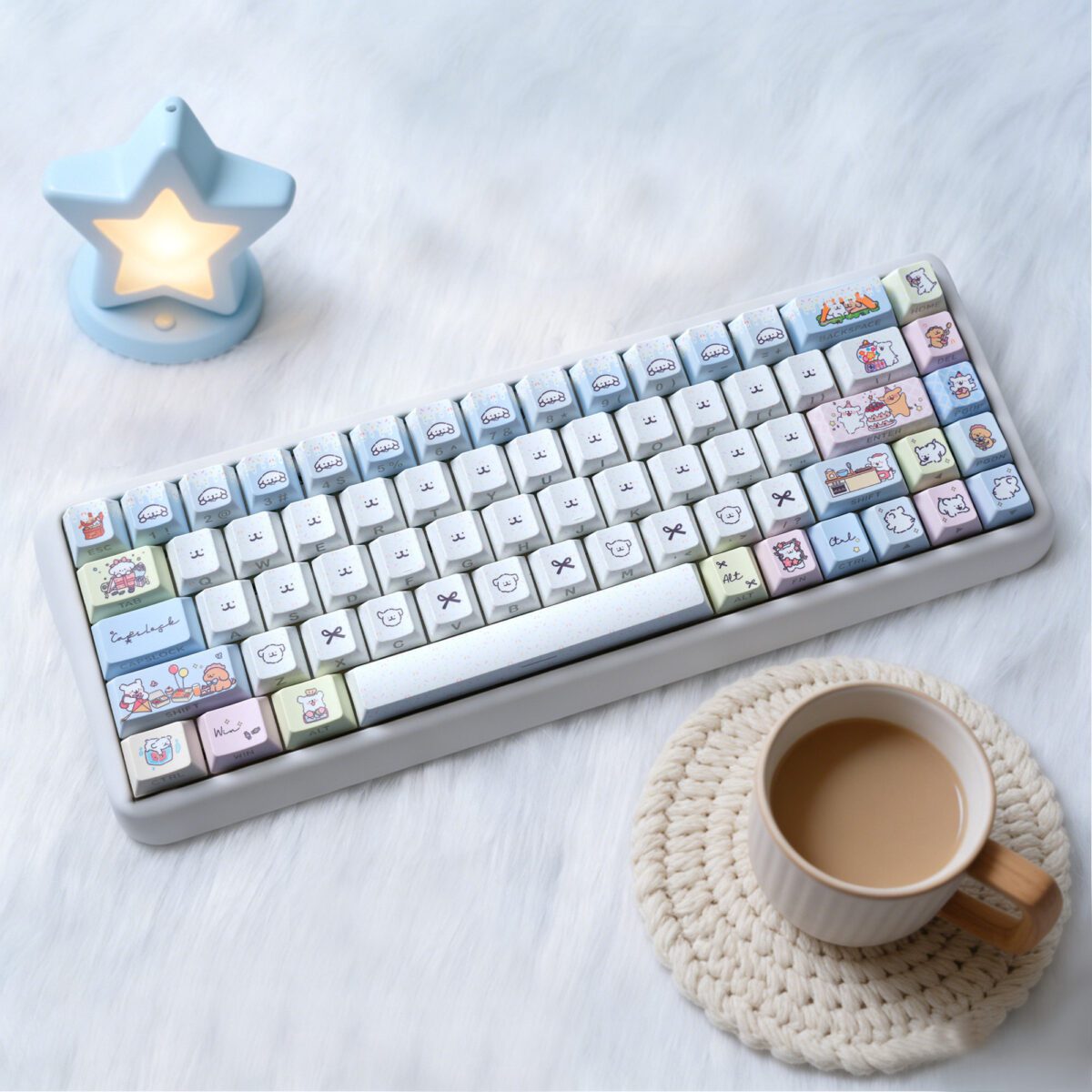 taobao-2-ai-skip-56 HEK Line Puppy Shine-Through Keycaps