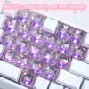 taobao-2-ai-translate-12 HEK MAO Cat-Shaped Butterfly Heart Translucent Keycaps