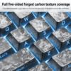 HEK Silver Carbon Keycaps