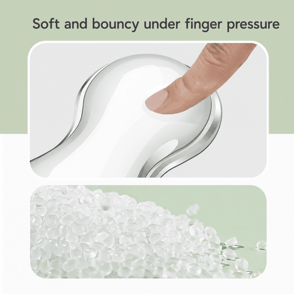 HEK Cool-Touch Silicone Keyboard and Mouse Wrist Rest