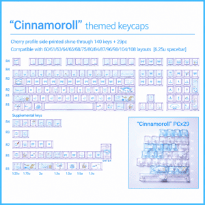 Cinnamoroll 140 - Key Kit + 29 - Key PC Add - On