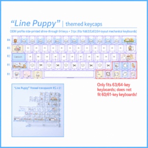 Line Puppy 64 - Key Kit + 31 - Key PC Add - On