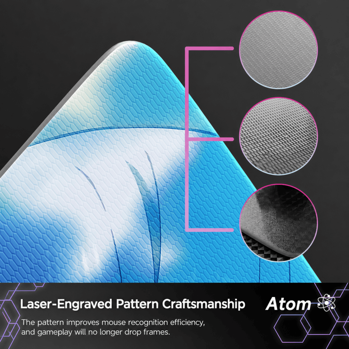 HEK Photovoltaic Glass Mouse Pad