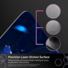 HEK Tempered Glass Mouse Pad