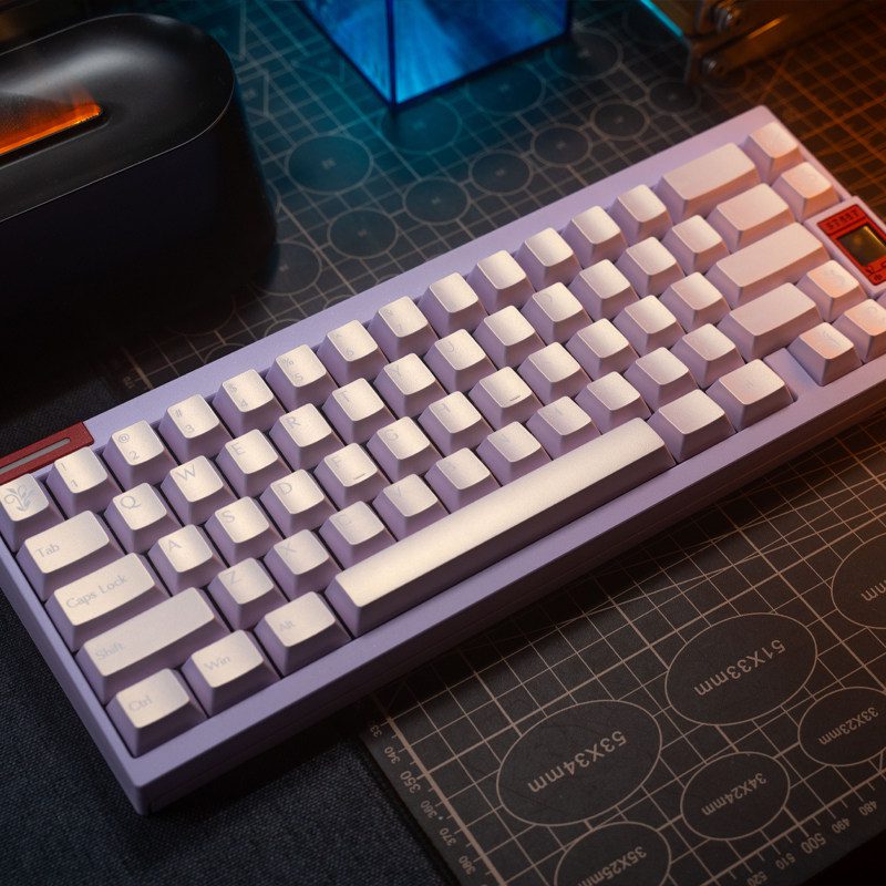 FRONTIER Iridescent Pearl PBT Keycap Set
