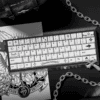 HEK Chrome Hearts Side Shine-Through Keycaps