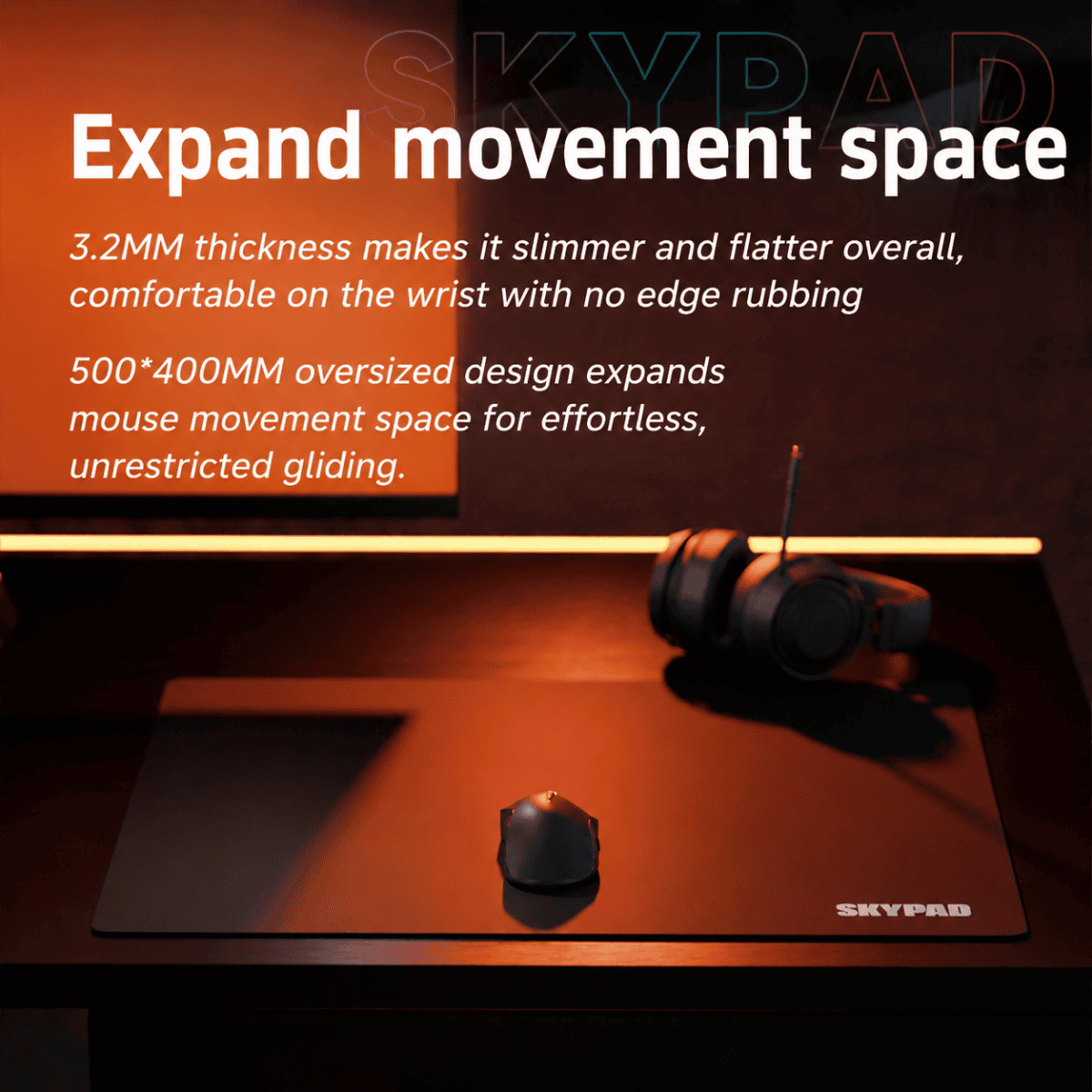taobao-3-ai-translate-1 HEK SkyPAD 3.0 Tempered Glass Mouse Pad