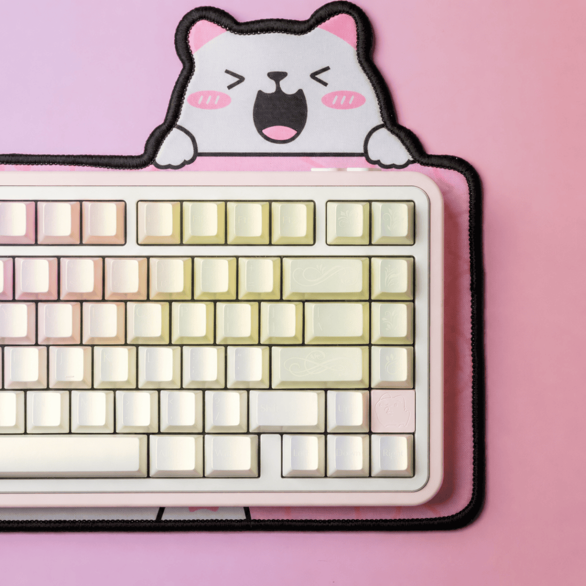 taobao-4-ai-custom-13 FRONTIER Liuli Gradient Iridescent PBT Keycap Set