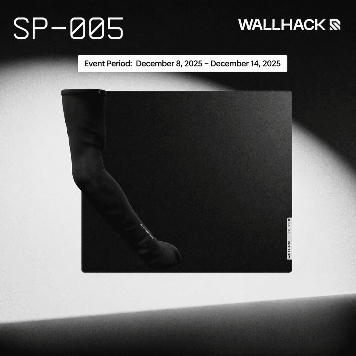 HEK WALLHACK SP005 Tempered Glass Mouse Pad