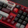 FRONTIER Crimson PBT Shine-Through Keycap Set