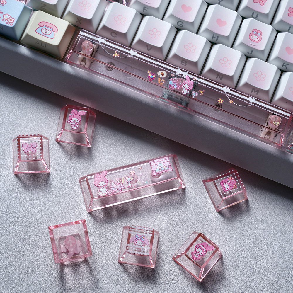 taobao-4-ai-skip-48 HEK My Melody Shine-Through Keycaps