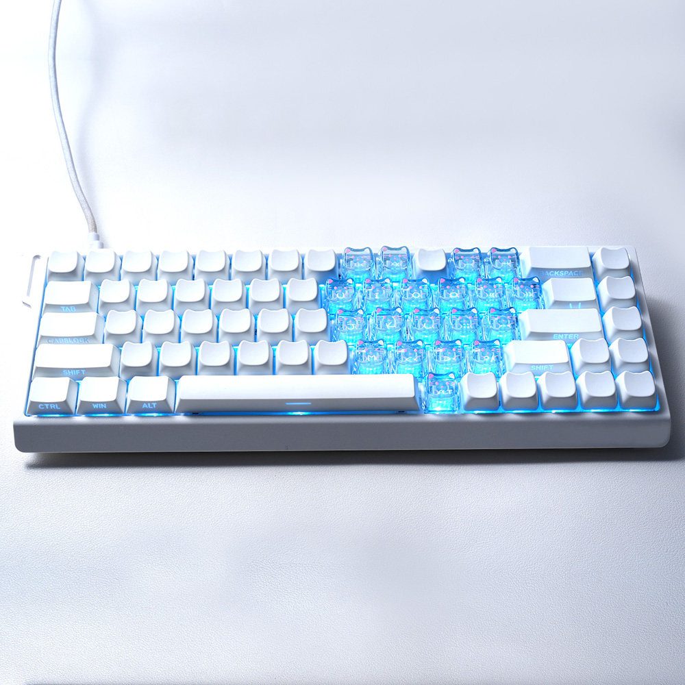 taobao-4-ai-skip-56 HEK Little Lazy Cat MAO Heart PC Keycaps