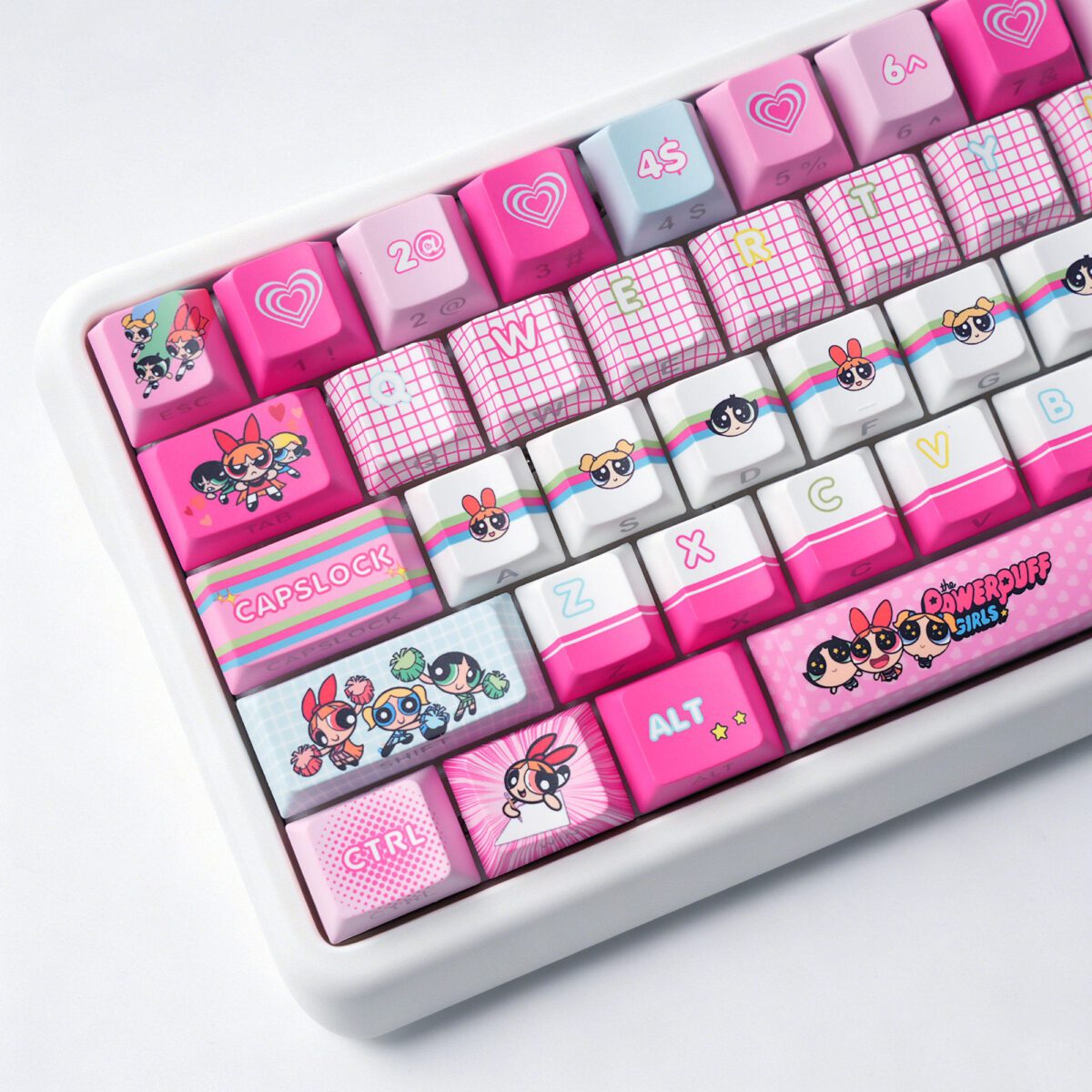 taobao-4-ai-skip-75 HEK Powerpuff Girls Shine-Through Keycaps