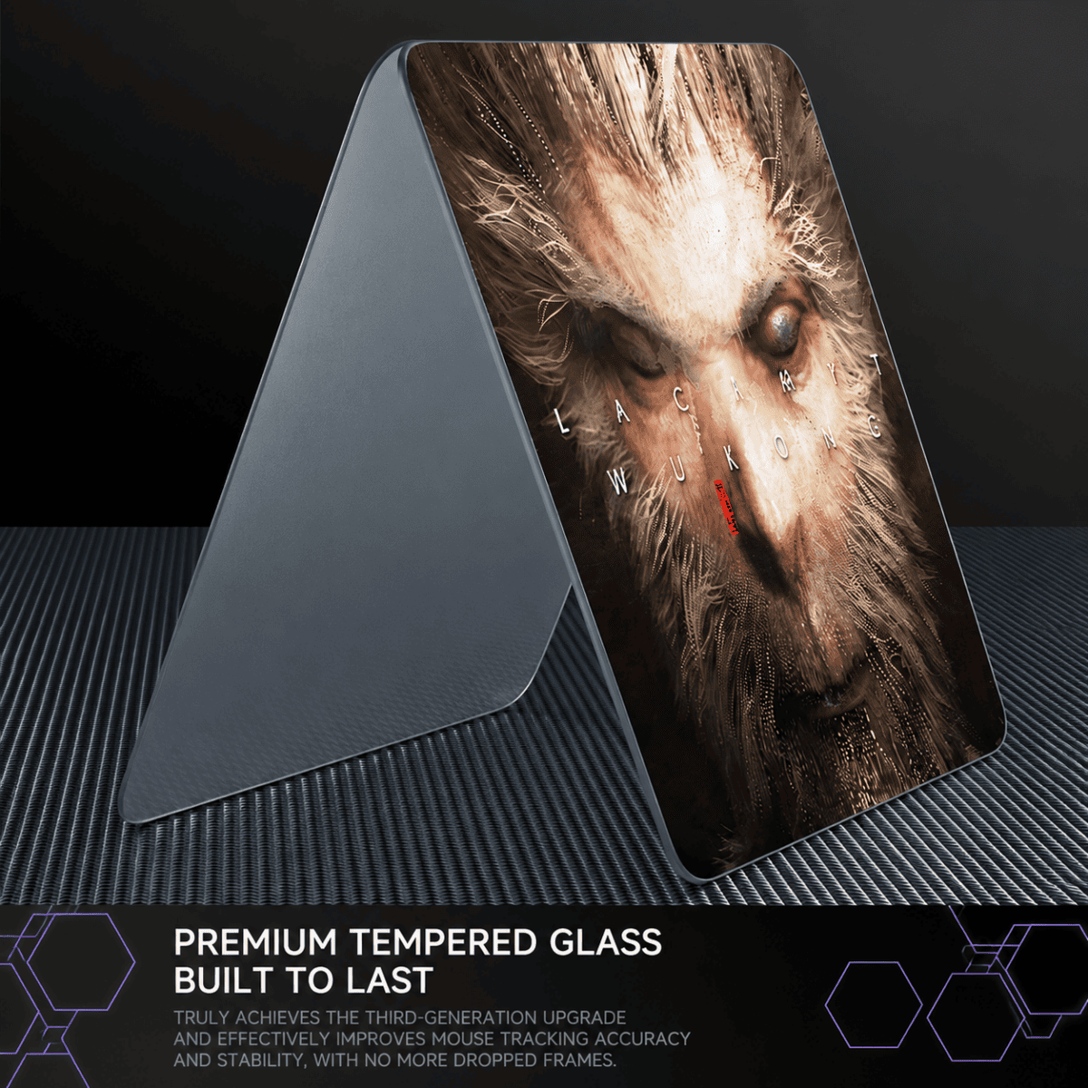 HEK Tempered Glass Gaming Mouse Pad