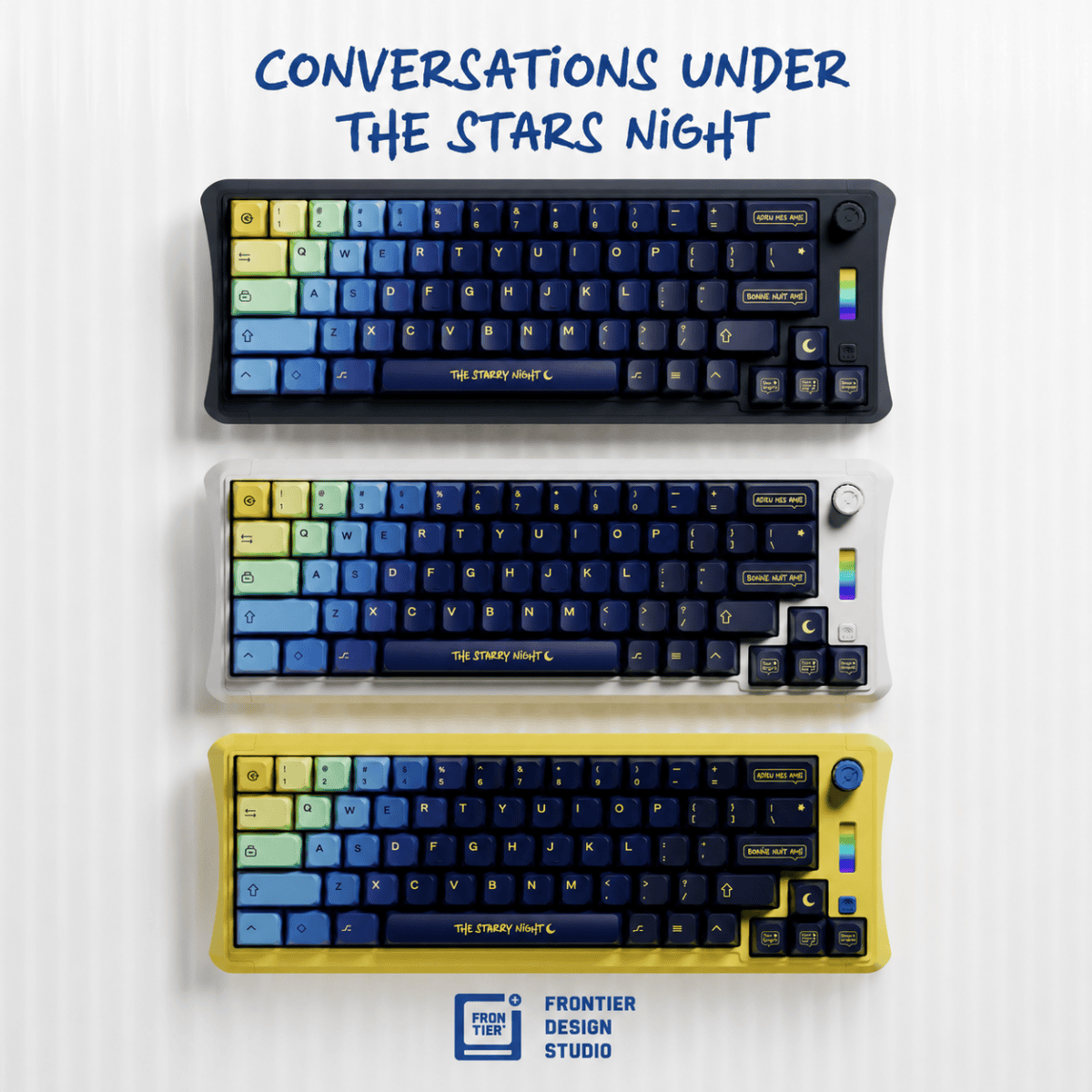 FRONTIER Starry Sky PBT 152-Key Keycap Set
