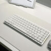 HEK Large Leather-Style Desk Mat Mouse Pad with Stitched Edge