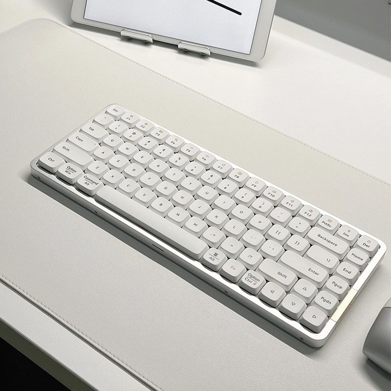 HEK Large Leather-Style Desk Mat Mouse Pad with Stitched Edge