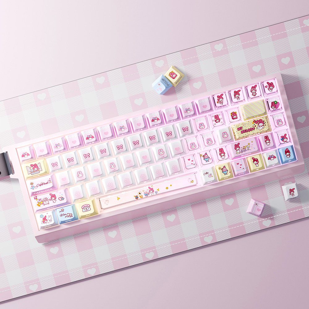 taobao-5-ai-skip-51 HEK My Melody Shine-Through Keycaps