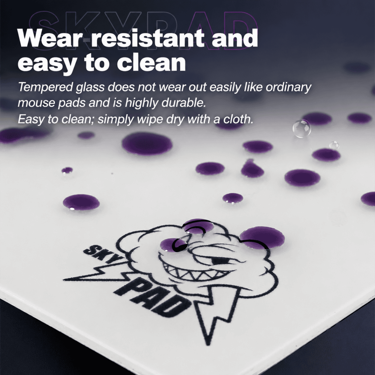 taobao-5-ai-translate HEK SkyPAD 3.0 Tempered Glass Mouse Pad