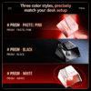 HEK Prism Shine-Through Keycaps