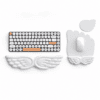HEK Memory Foam Wrist Rest Mouse Pad and Keyboard Support