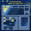 FRONTIER Starry Sky PBT 152-Key Keycap Set