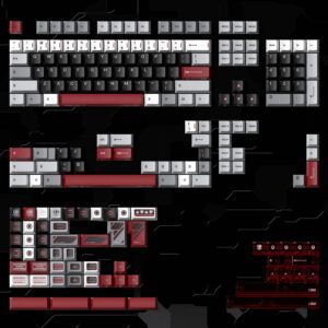 Crimson Keycap Set 188 + 13 Keys
