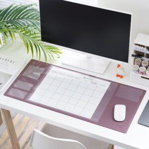 Taro Purple with 12 Monthly Planner Sheets and 2026 2027 Calendars