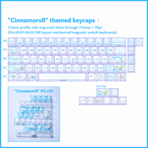 Cinnamoroll 74 - Key Kit + 29 - Key PC Add - On