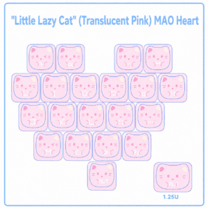 Translucent Pink - 21 Pieces