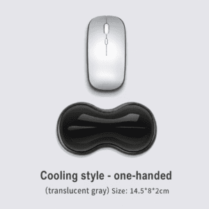 Single - Hand Mouse Wrist Rest - Translucent Black