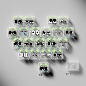 MAO Clear Transparent - 21 Pieces