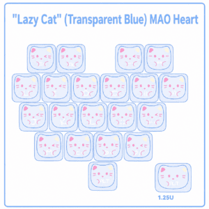 Translucent Blue - 21 Pieces