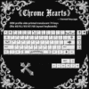 HEK Chrome Hearts Side Shine-Through Keycaps