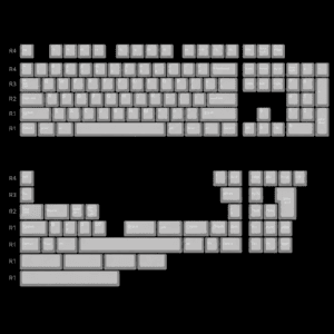 White Frosted 149 Keys