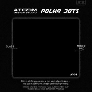 Black Micro - Etched Surface Dot Anti - Slip Pads No Full Base