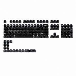Pure Black - 120 Keys - Top - Printed Legends